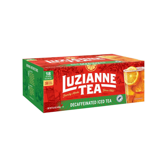 Luzianne Unsweetened Hibiscus Iced Tea Bags, Family Size, 22ct Box (Pack of 6)