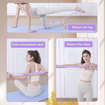 Figure 8 Fitness Resistance Bands with Handles for Working Out