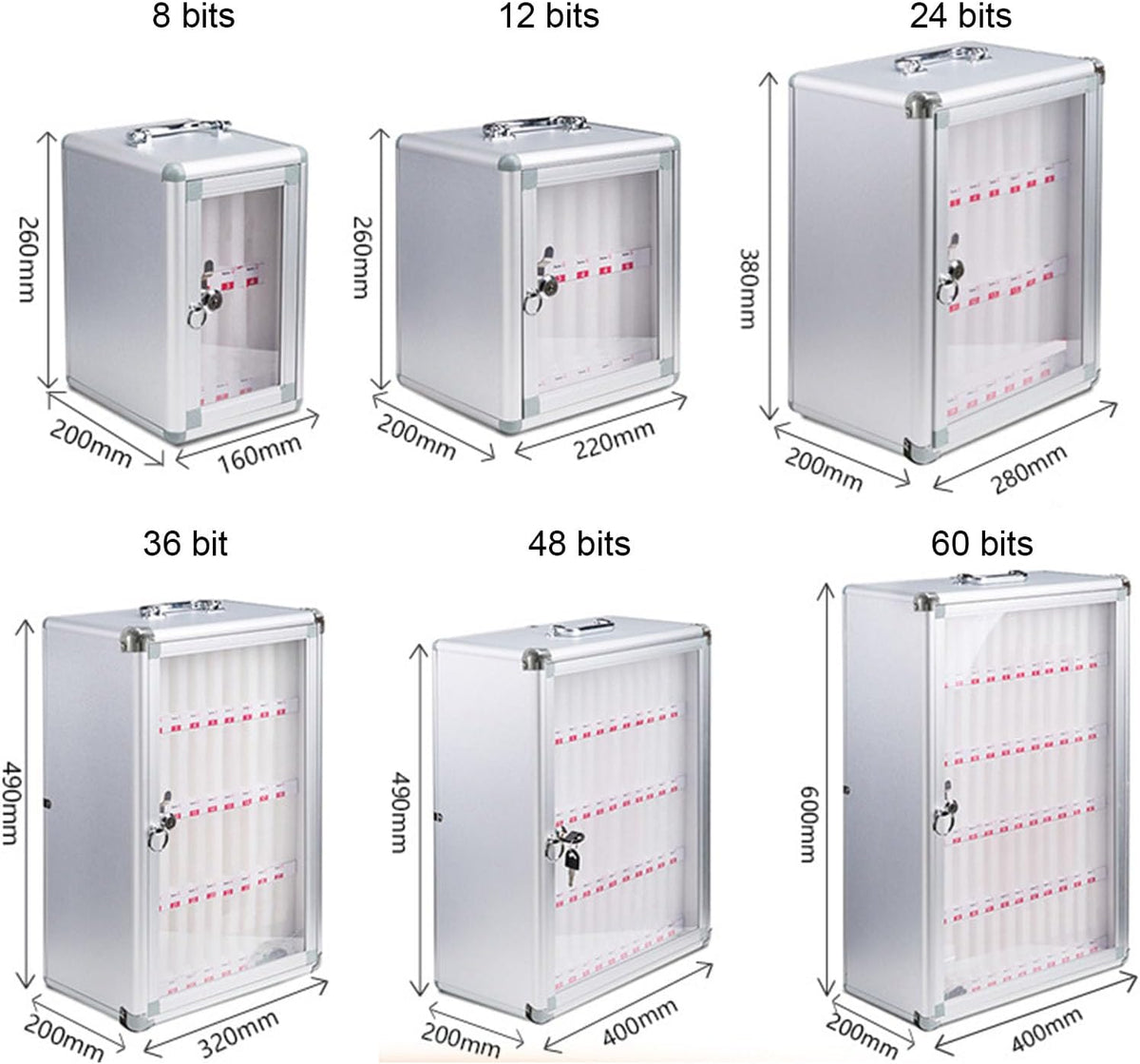 Wall-Mounted Mobile Phone Charging Station & Storage Cabinet with 12 Slots - nize & Charge Multiple Devices - Ideal for Offices Schools and Homes,