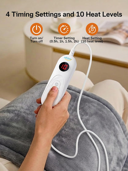 ALLJOY Heating Pad for Neck and Shoulders and Back Pain Relief