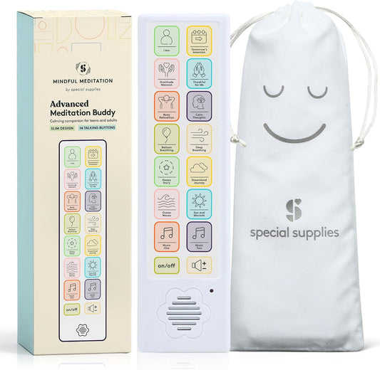 Special Supplies Meditation Buddy – Screen-Free Mindfulness & Breathing Device for Stress Relief, Daily Meditation, Anxiety Relief, Calm Focus & Emotional Balance for Kids and Adults (Adults)