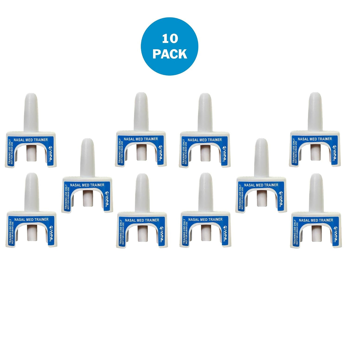 WNL Products Nasal Med Trainer First Aid Training Device, 5-Pack