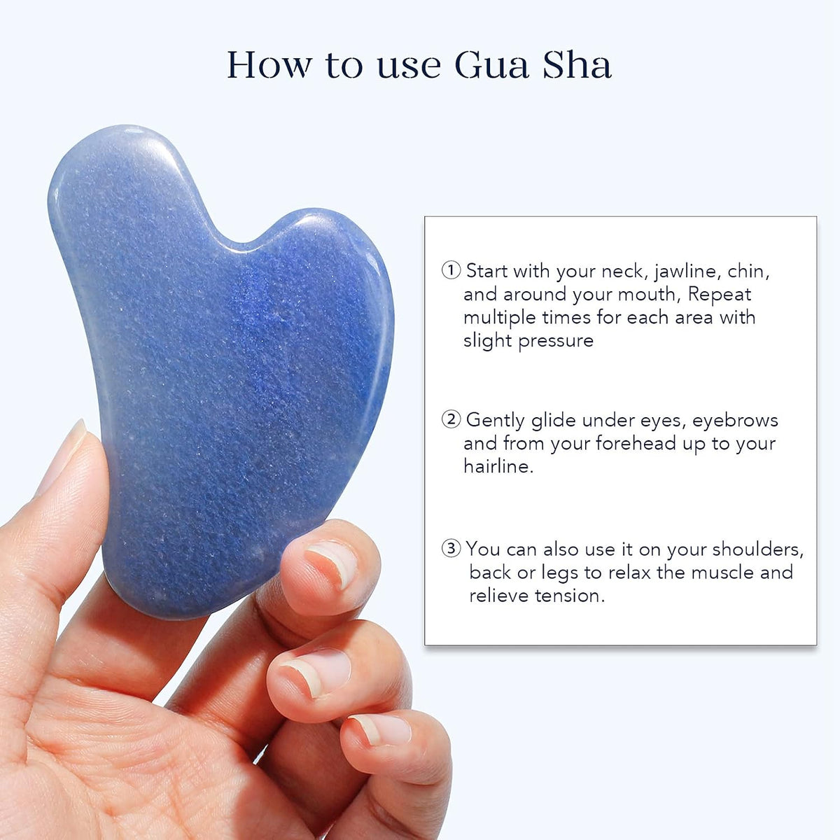 BAIMEI IcyMe Rose Quartz Roller & Gua Sha Facial Tool Set for Depuffing