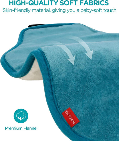 Heating Pad for Back, Comfytemp Fathers Day Dad Gifts for Men, Large Electric Lower Back Heating Pad, FSA Eligible HSA Heat Pads for Women Mom Period Lumbar Abdomen, XL Heated Belt — 11 Auto-Off, Grey