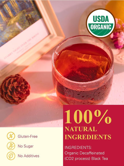 GLDNT Organic Milk Thistle Tea, Natural Organic Milk Thistle Seed Herbal Tea, Mild & Mellow Taste, Caffeine Free, 100 Count