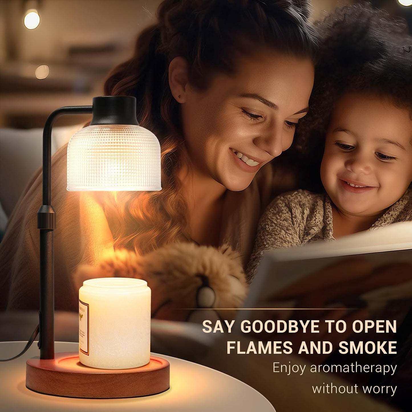 KLL Candle Warmer Lamp with Timer: Birthday Gift for Women, House Warming Gifts New Home, Room Decor - Wax Melt Warmer for Scented Jar Candles