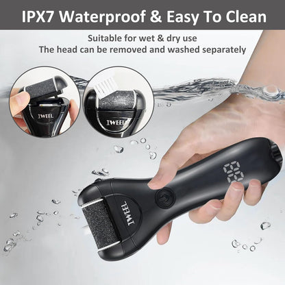 Electric Foot Callus Remover, Rechargeable Electronic Foot File Pedicure Kits, Electric Callus Remover for Feet, Foot Scrubber Dead Skin Remover, Professional Foot Care for Dead Skin Ideal Gift