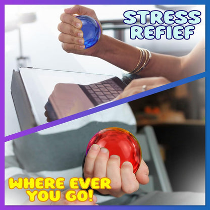 Stress Balls for Adults - 18 Pack | Fidget Toys | XL Stress Ball, Office Supplies, Squishy Fidget Toys | Anxiety Relief Calming Tool | Squishy Balls for Autism & ADHD, Assorted