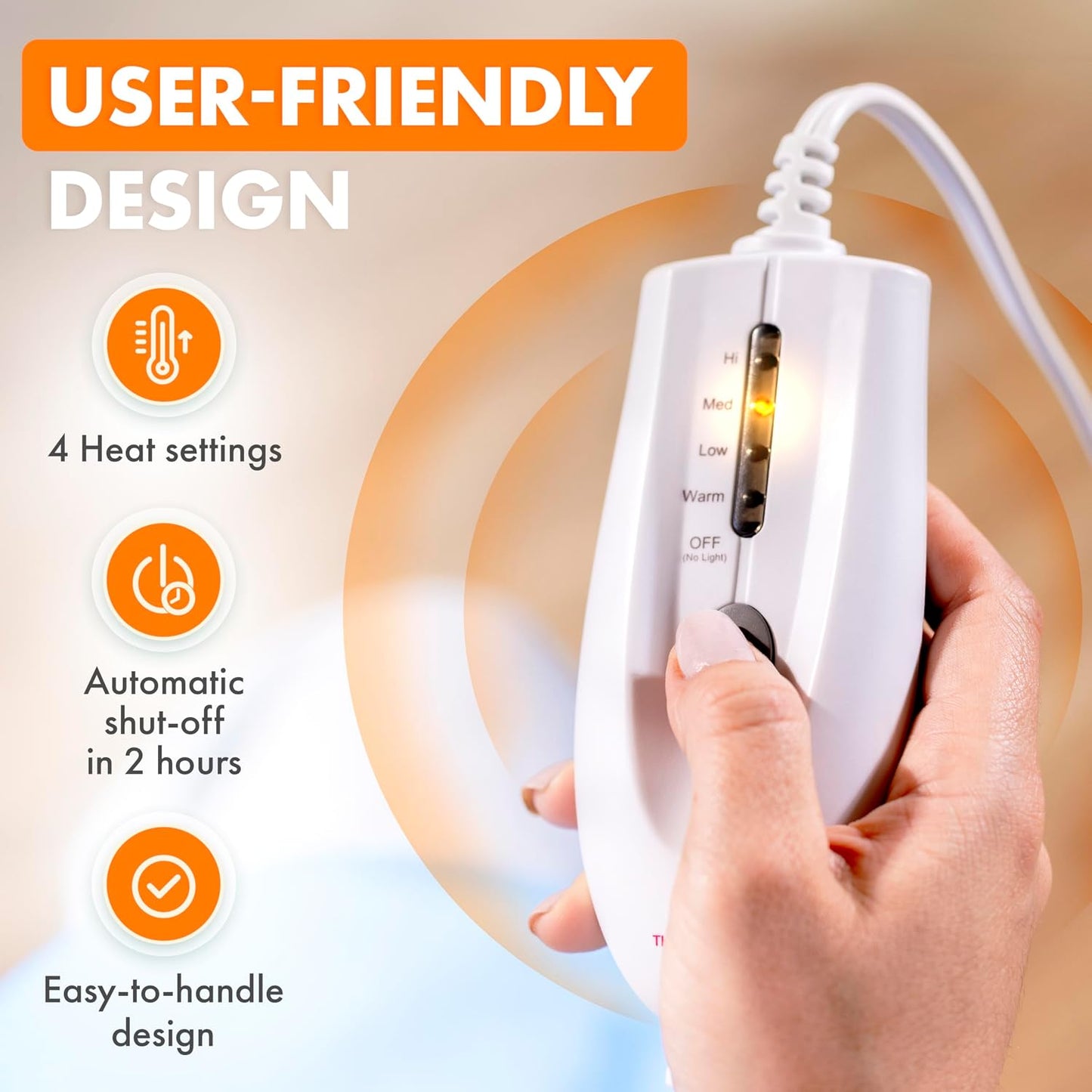 Deluxe Heating Pad Moist/Dry Heat Therapy