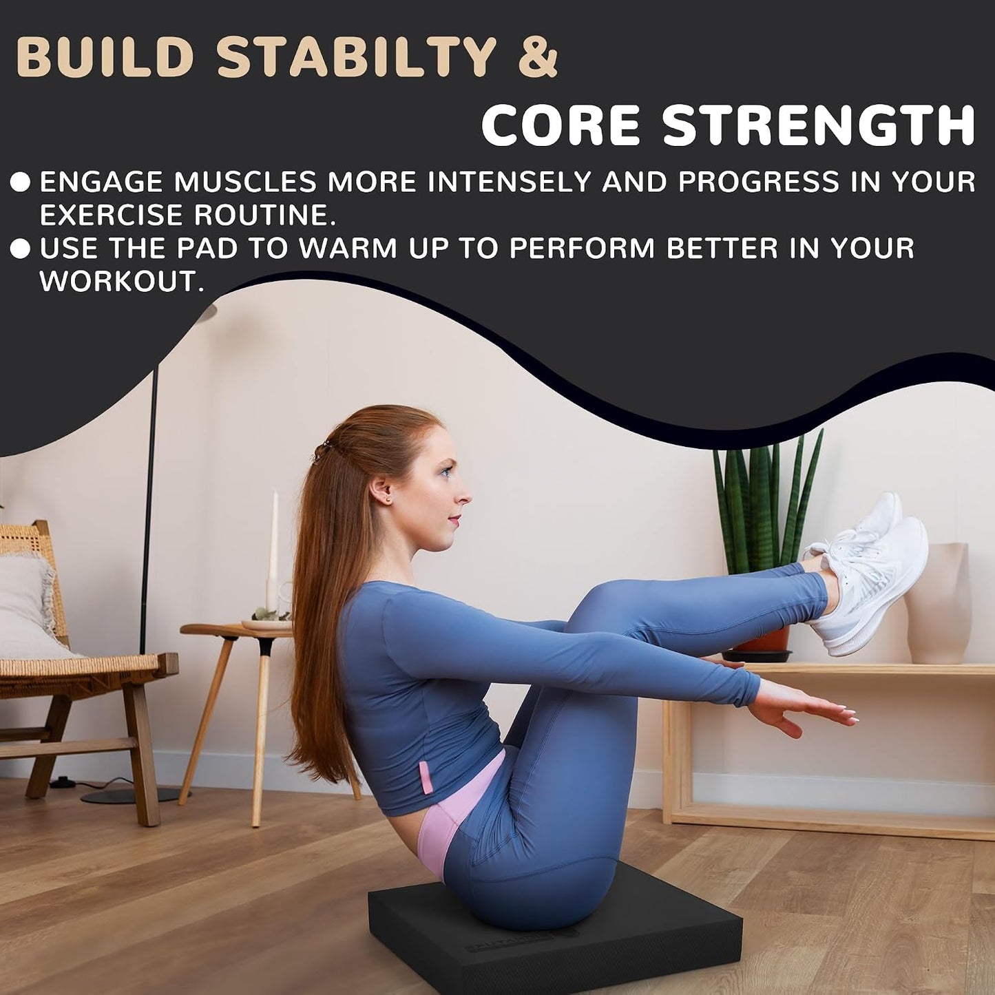 Fitvids Balance Pad, Nonslip Foam Balance Pad