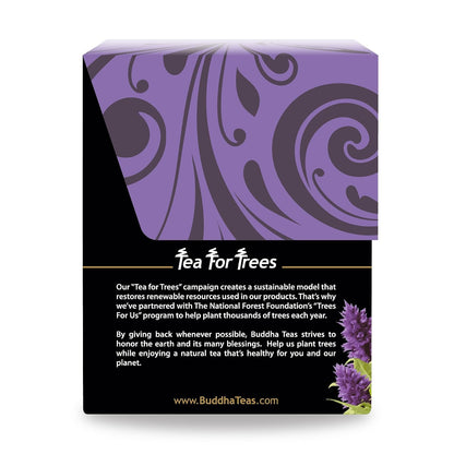 Buddha Teas Organic Lemon Balm - OU Kosher, USDA Organic, CCOF, 18 Bleach-Free Tea Bags