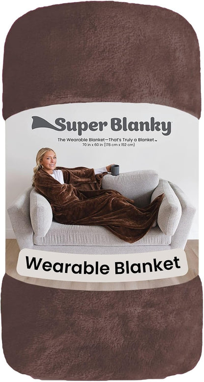 Super Blanky Wearable Blankets for Women & Men, Graduation Day Gift for Her, Cozy Gifts for Women, Wife Birthday Gifts Ideas