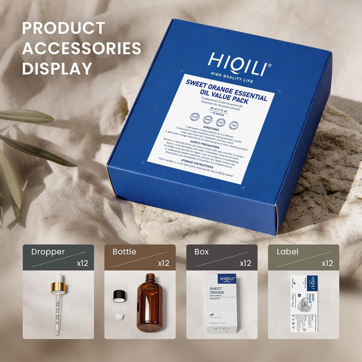 HIQILI Lavender Essential Oil for Diffuser, Aromatherapy & Air Freshening