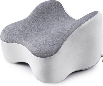 Long Knee Pillow for Side Sleepers Separates Full Thighs for Alignment | Memory Foam Leg Pillow for Knees,Hips, Back Pain Relief When Side Sleeping Spine Alignment Support for Knee Surgery Recovery