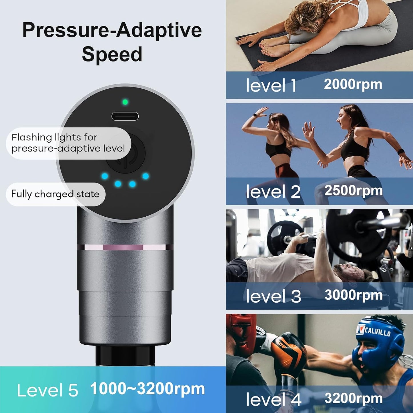 arboleaf Massage Gun Deep Tissue, Balance of Power & Portability Full-Metal Percussion Massager with Silent Brushless Motor - Ultra-Quiet Pocket-Sized for Athletes Back Pain Relief Home Office Travel