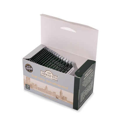 Ahmad Tea Decaffeinated Earl Grey Tea, 20-Count Boxes, 8.4 ounce (Pack of 6)