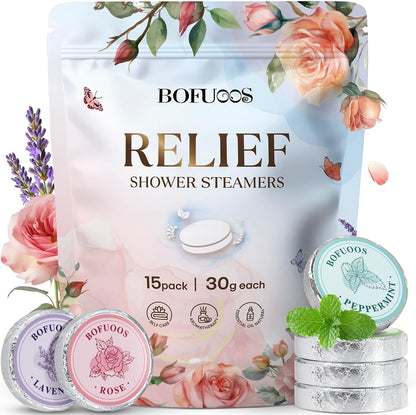 Shower Steamers Aromatherapy, Birthday Gift for Women Teen Girl Mom