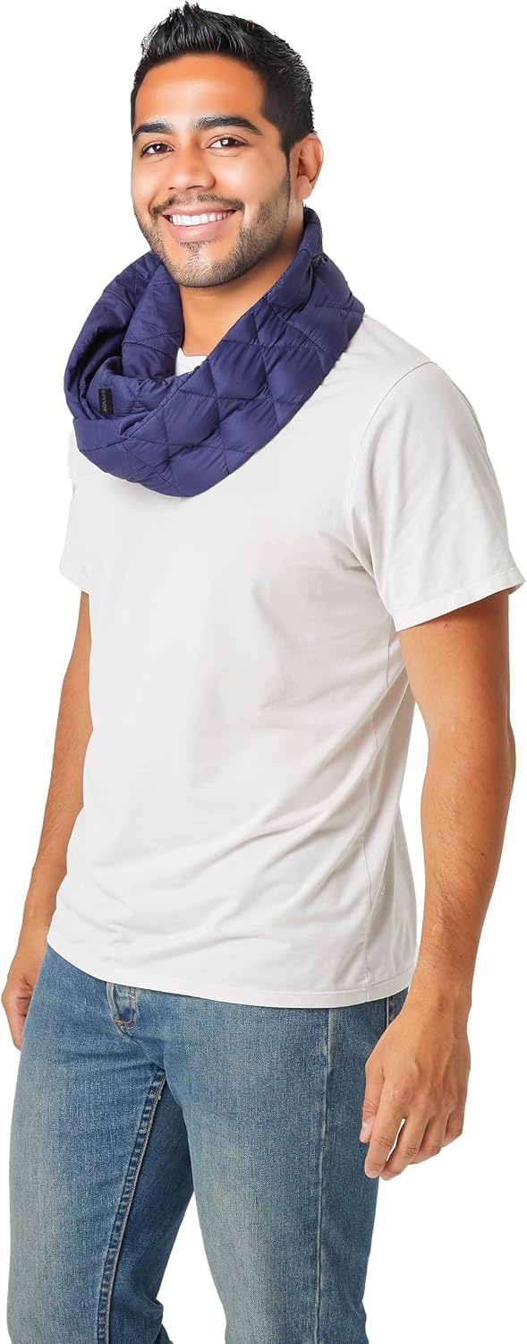 PYVOT Weighted Infinity Scarf, 3 lb Sensory Shoulder Wrap for Everyday Comfort