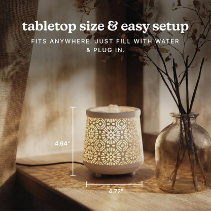 Homedics Indoor Relaxation Fountain with Light & Natural Sound (Black)