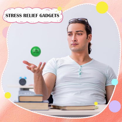 Ceenna 4 Pcs Motivational Balls for Adults Anxiety Relief, Black
