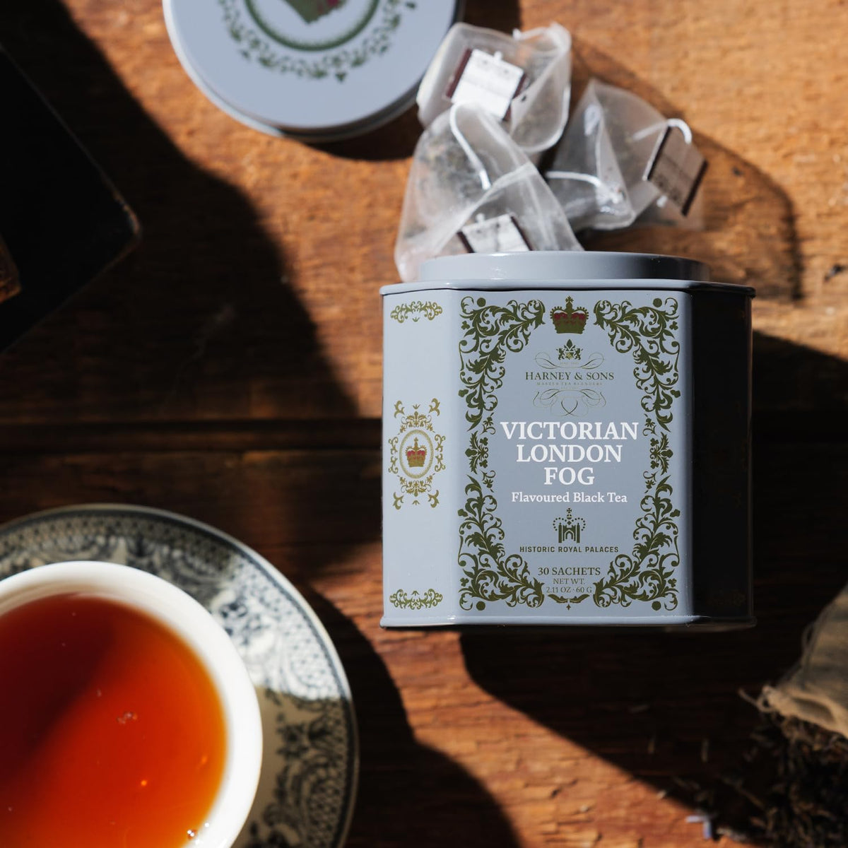 Harney & Sons Victorian London Fog Tea, 30 Sachets in Tin