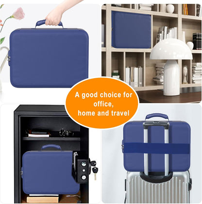 DocSafe 5200°F Fireproof Document Organizer Box with Lock, Heat Insulated