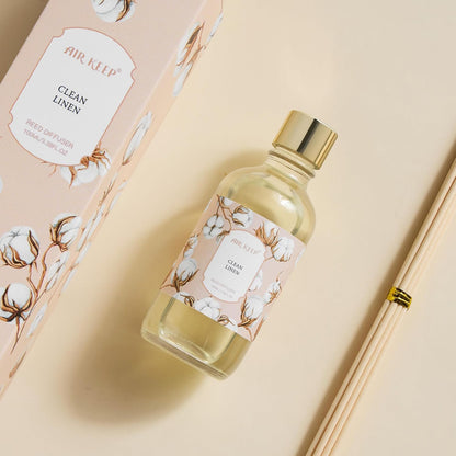 Airkeep Reed Diffuser Oil Set with Reed Sticks,Citrus Aromatherapy Oil Scent Diffuser for Home Office Bathroom Decoration Perfume and Gifts 3.38oz/100ml