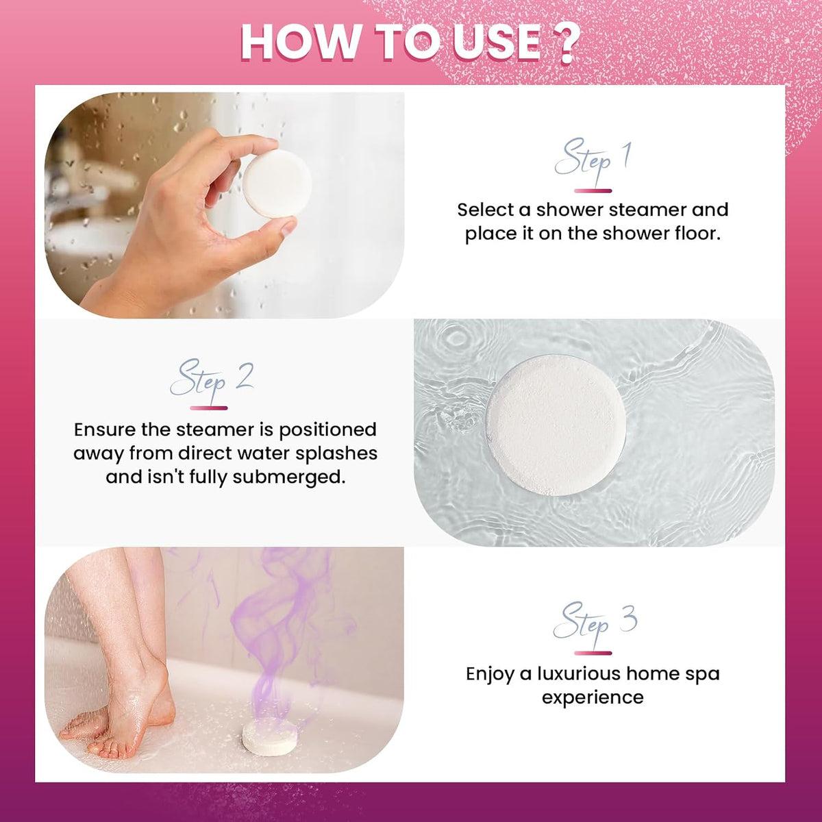 Shower Steamers Aromatherapy 8 Pack - Shower Bombs with Natural Essential Oils, Gifts for Women Mom Wife Men, Birthday Gifts for Women,Self Care, Relaxation, Home Spa, Travel Essentials