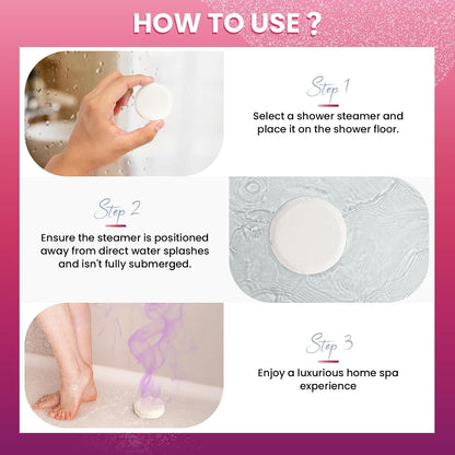 Shower Steamers Aromatherapy 8 Pack - Shower Bombs with Natural Essential Oils, Gifts for Women Mom Wife Men, Birthday Gifts for Women,Self Care, Relaxation, Home Spa, Travel Essentials