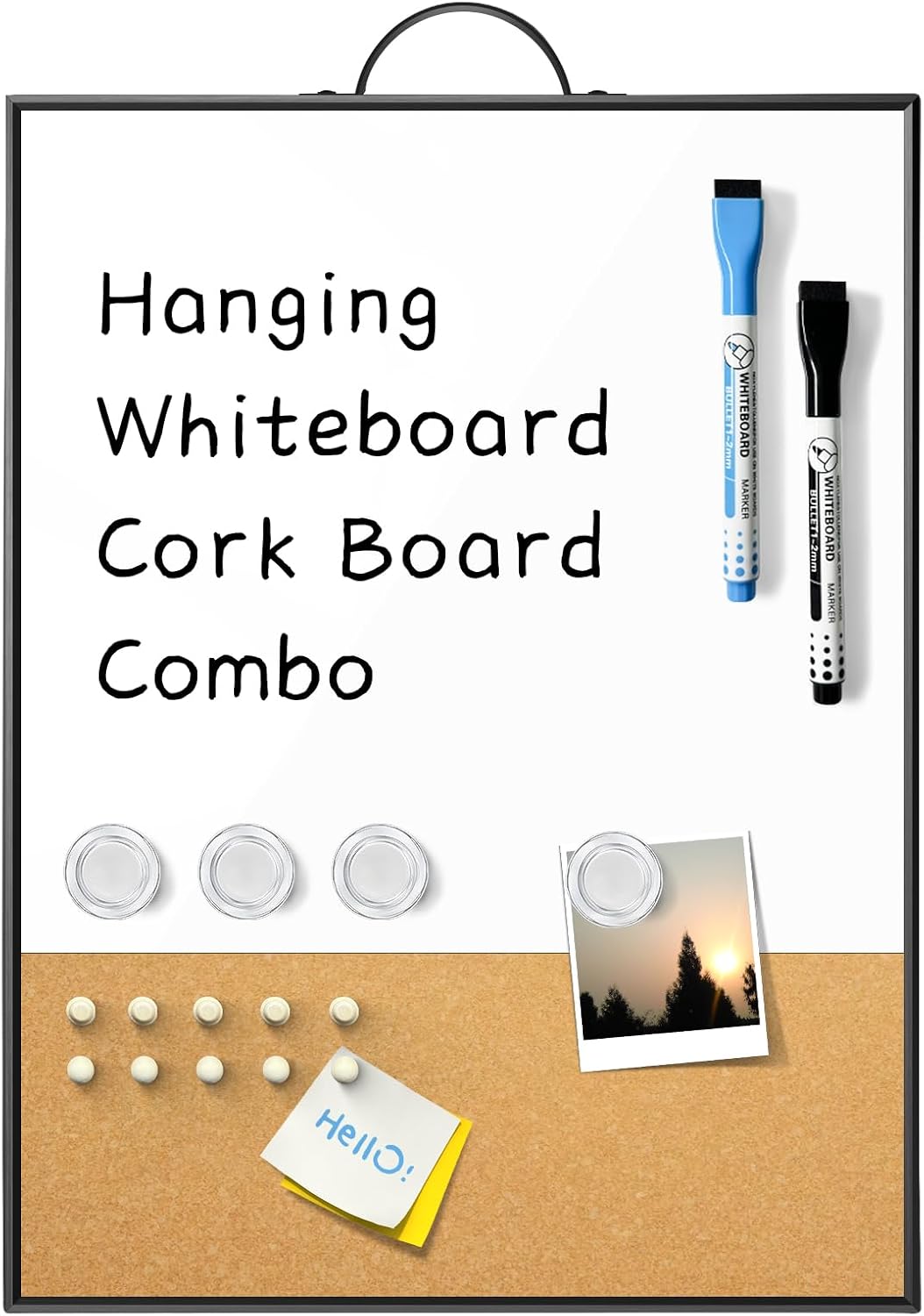 Weekly Calendar Whiteboard 16"x12" with Handle