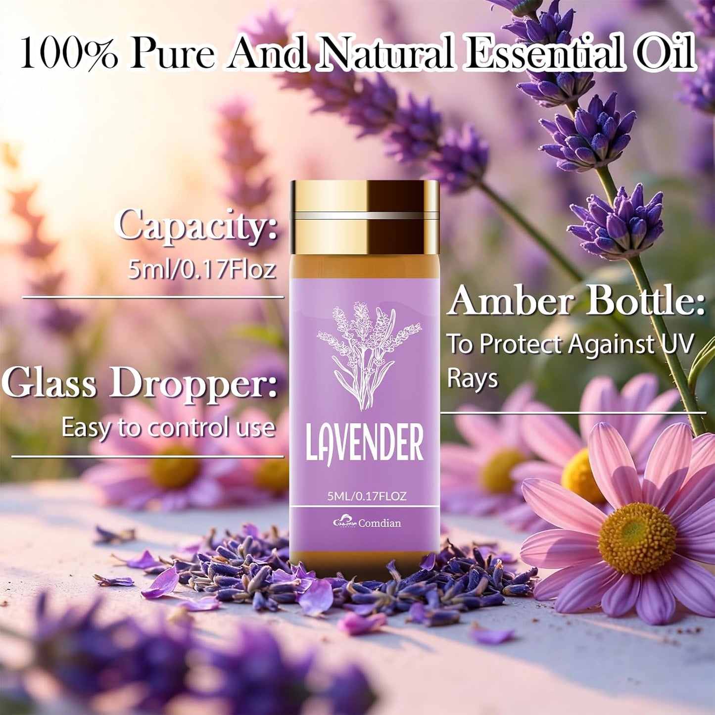 Essential Oil Set, 15 Pcs Fragrance Aromatherapy Oils for Skin, Diffusers, Home Care, Humidifier Laundry, Candle Making - Tea Tree, Sandalwood, Lavender, Vanilla, Peppermint and More(5mL)