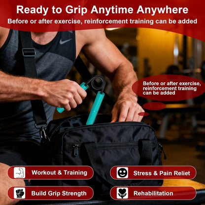 Grip Strength Trainer Set,50-300LB Hand Grip Strengthener,Hand Forearm strengthener 6 Pack, Workout equipment,Strength Training Exercisefor Hand Arm Forearm Wrist Finger