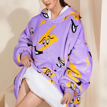 Narecte Cozy Oversized Blanket Hoodie Wearable Blanket Adults Soft Hooded Blanket Hoodie Birthday Gifts for Women Christmas - Colors A