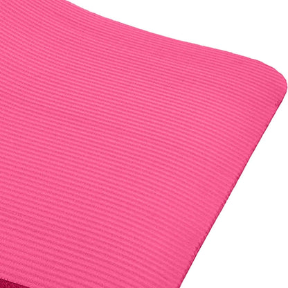 BalanceFrom Yoga Mat, 1-Inch Extra Thick High Density Exercise Mat, Anti-Tear Exercise Yoga Mat with Carrying Strap, Suitable for Various Yoga Exercises, Multiple Colors