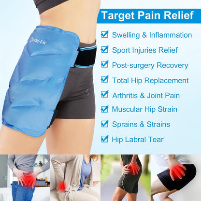 Shoulder Ice Pack Rotator Cuff Cold Therapy Wraps, Reusable Shoulder Arm Gel Pack Hot Cold Compress Pain Relief for Injuries, Recovery After Surgery, Tendonitis, Shoulder Wrap for Left Right Shoulder