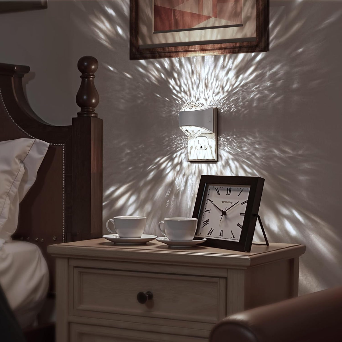 Briignite Night Light,Night Lights Plug into Wall,LED Projector Night Light