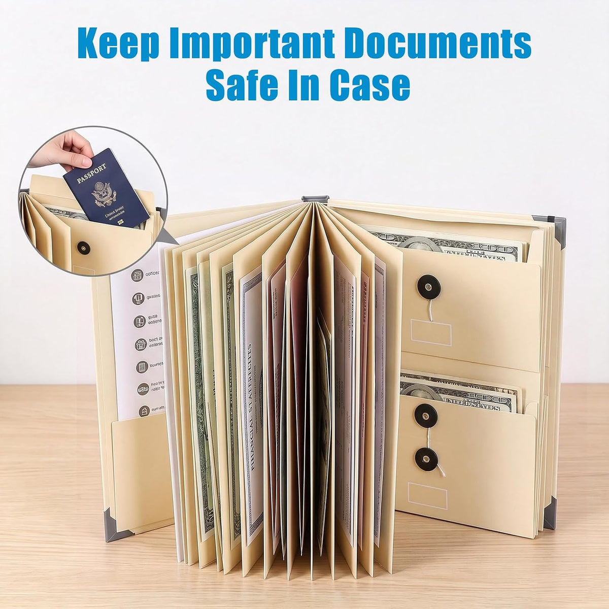 in Case I Die Binder with Labels – Important Document Organizer for Families, End of Life Planner & Estate Planning Folder for Final Wishes, Medical & Home Records (Pink)