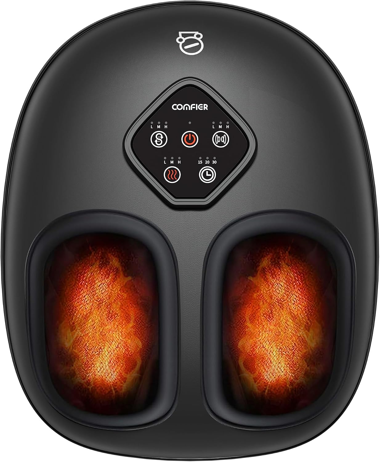 COMFIER [2026 Gift for Men,Women,Shiatsu Foot Massager with Fast Heat,Kneading Rolling Compression,Extra Vibration, FSA Eligible HSA Store, Plantar Fasciitis,Neuropathy Pain, Bigger Size 13IN