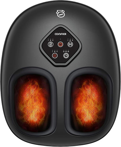COMFIER [2026 Gift for Men,Women,Shiatsu Foot Massager with Fast Heat,Kneading Rolling Compression,Extra Vibration, FSA Eligible HSA Store, Plantar Fasciitis,Neuropathy Pain, Bigger Size 13IN