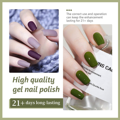 JODSONE Gel Nail Polish Kit 60 PCS with U V Light Soak off Base Top Coat 55 Shine Colors Gel Nail Kit Bright and Dark Brown Wine Red Series Manicure Set for Women and Girls