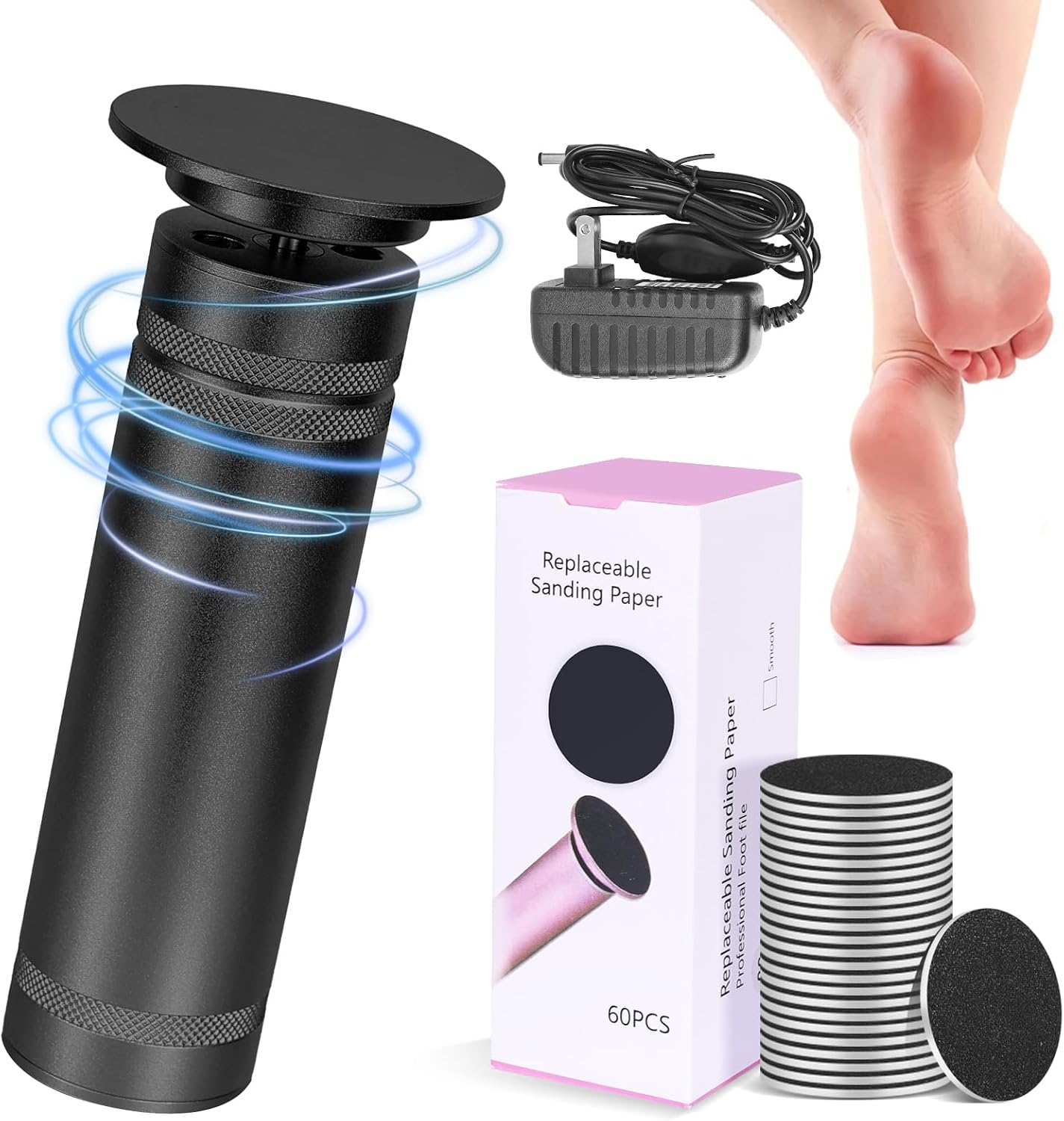 Electric Foot Callus Remover 36W, 1200RPM Heavy Duty Metal Grinder
