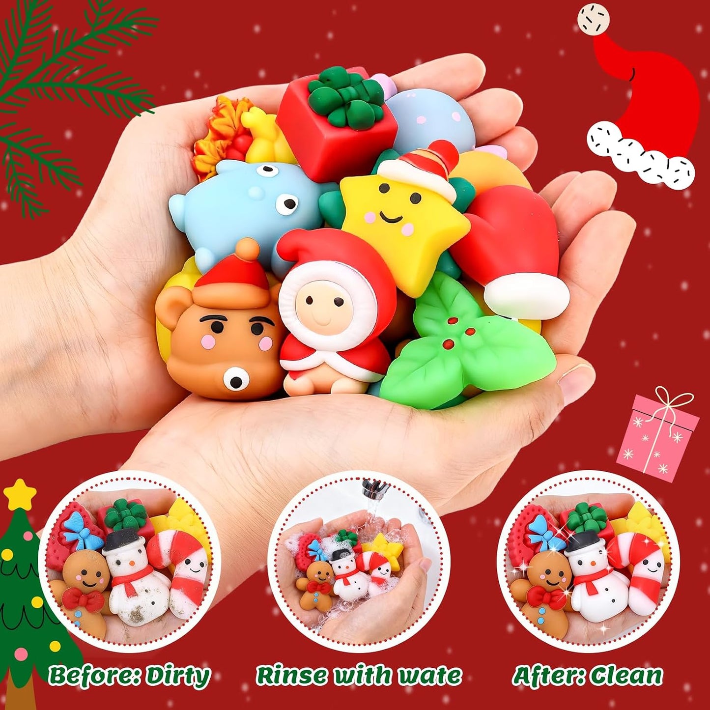 4 Pack Stress Cube, Slow Rising Ice Cube Stress Balls for Adults Kids, Sensory Fidget Toy for Anxiety Relief, Square Shape Squishy Balls for Classroom Prizes, Cube Squishy for Party Favors