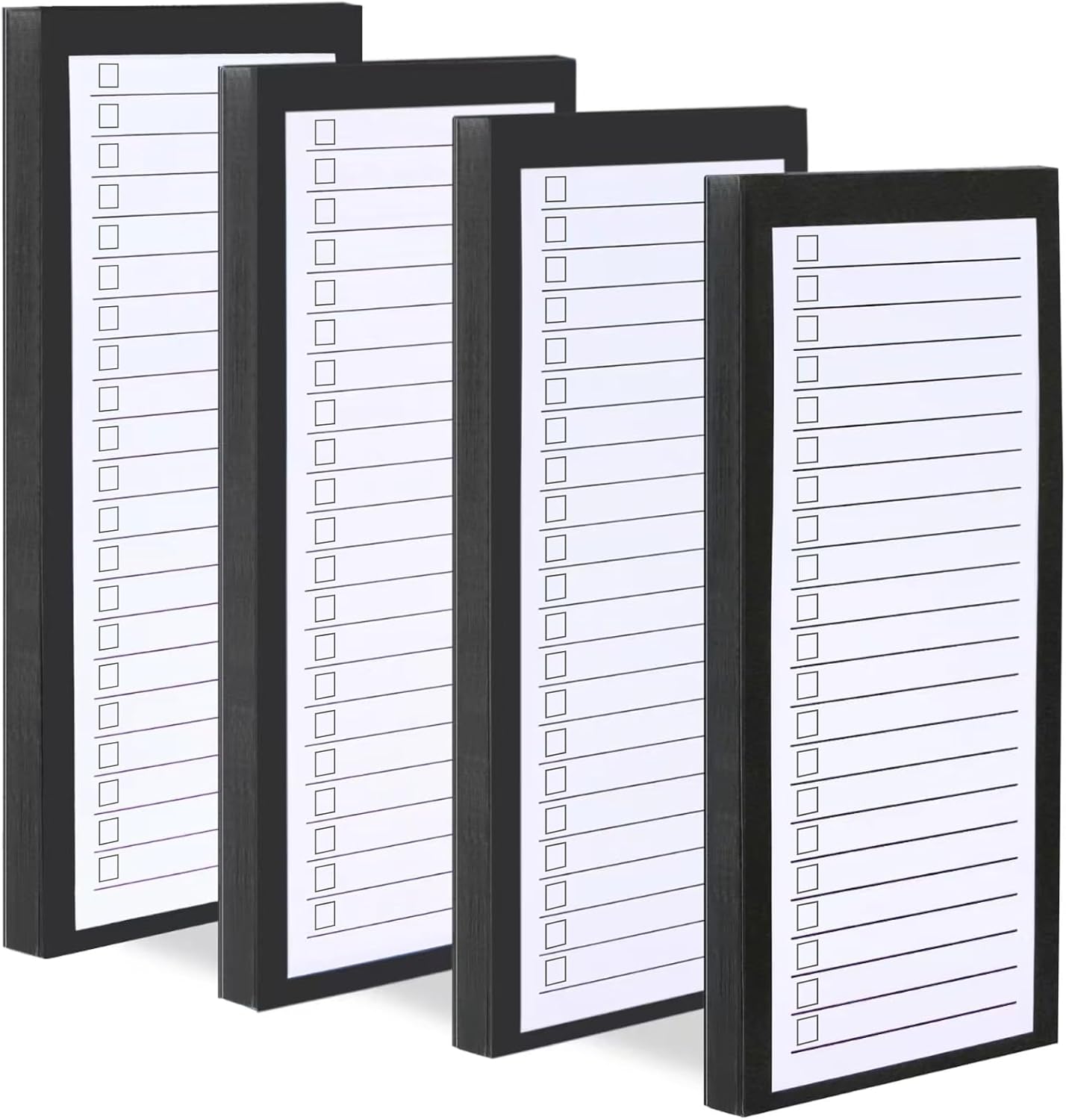 6 Pack Magnetic Notepads, Notepads Grocery List Magnet Pad for Fridge,Full Magnet Back Design Notepad for Grocery Lists, Shopping Lists, to-Do Lists(240 Sheets)