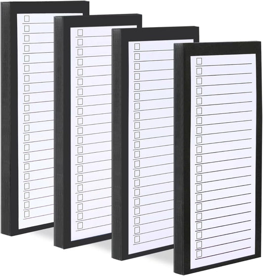 6 Pack Magnetic Notepads, Notepads Grocery List Magnet Pad for Fridge,Full Magnet Back Design Notepad for Grocery Lists, Shopping Lists, to-Do Lists(240 Sheets)