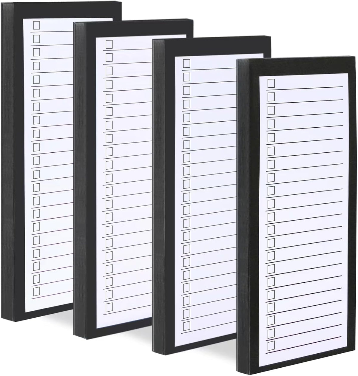 6 Pack Magnetic Notepads, Notepads Grocery List Magnet Pad for Fridge,Full Magnet Back Design Notepad for Grocery Lists, Shopping Lists, to-Do Lists(240 Sheets)