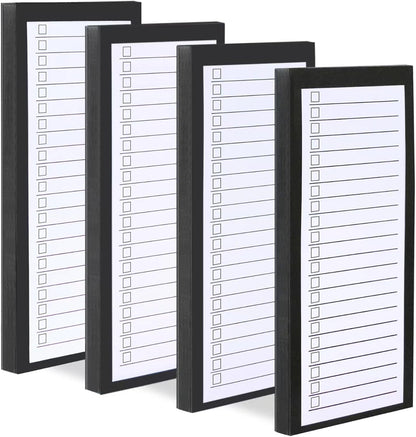 6 Pack Magnetic Notepads, Notepads Grocery List Magnet Pad for Fridge,Full Magnet Back Design Notepad for Grocery Lists, Shopping Lists, to-Do Lists(240 Sheets)