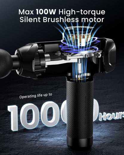 RENPHO Active Thermacool 2 Massage Gun with Heat and Cold, [2026 Upgraded] Handheld Percussion Deep Tissue Neck Back Muscle Massager, FSA Approved Gifts for Men Him Athletes Women Her HSA