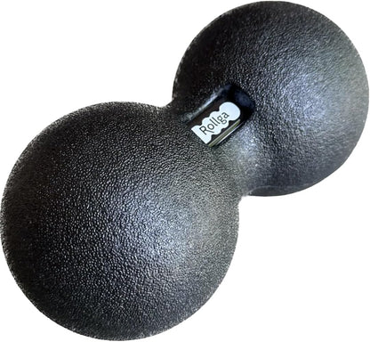 Rollga Peanut - The Better Peanut Ball Roller for Deep Tissue Massage, Mobility, Physical Therapy, Double Lacrosse Ball Massage, Back Pain, Myofascial Release, Muscle Knots, Suboccipital, & Acupoint