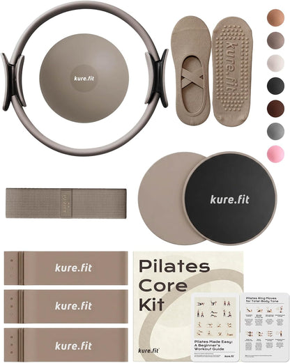 Pilates Kit | Pilates Equipment Set for Home Workouts | Accessories & Guide