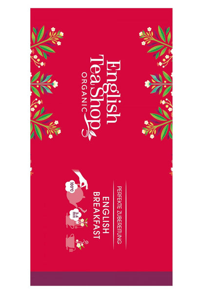 English Tea Shop Organic English Breakfast Tea - 20 Sachet Teabags